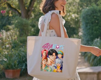 Saja Boys Kpop Band Cotton Tote Bag