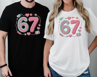 Camiseta a juego para pareja de San Valentín '67'