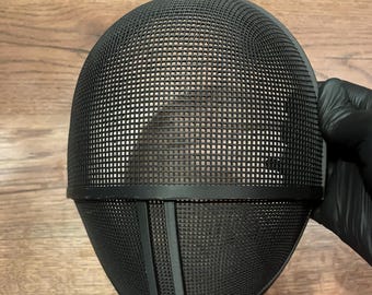 Maschera integrale in rete per cosplay – Costume di Halloween in stile guardia