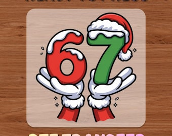 Six Seven 67 Meme DTF Transfer, Ready to Press Funny Viral Hands Design