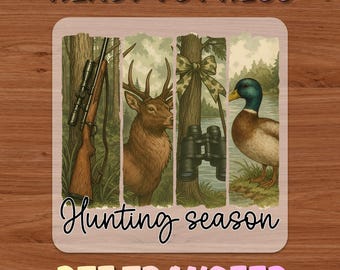 Hunting Season DTF, Camo Deer Hunting DTF Transfer