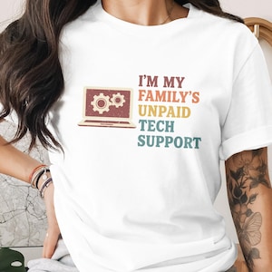 Obetald teknisk support PNG, rolig teknisk support-present för t-shirts, hoodies, muggar, glas, klistermärken, dekaler, omedelbar nedladdning