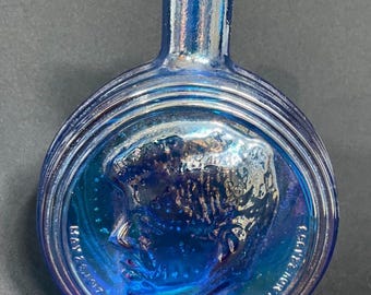 ウィートン・グラス JFK 第35代大統領 虹色ボトル デカンタ ブルー ジョン・F・ケネディ