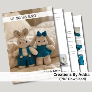 Mr. & Mrs. Bunny Crochet Pattern