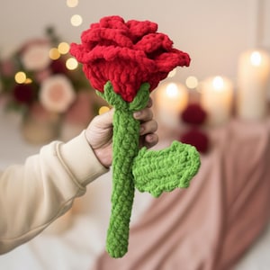 Rose Flower Crochet Pattern