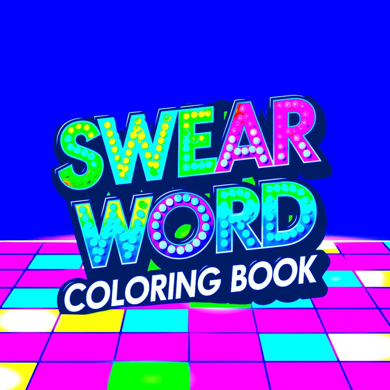 Adult Swear Word Coloring Book - Printable Stress Relief (digital ...