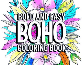 Boho Coloring Pages – Easy Printable Designs (PDF)