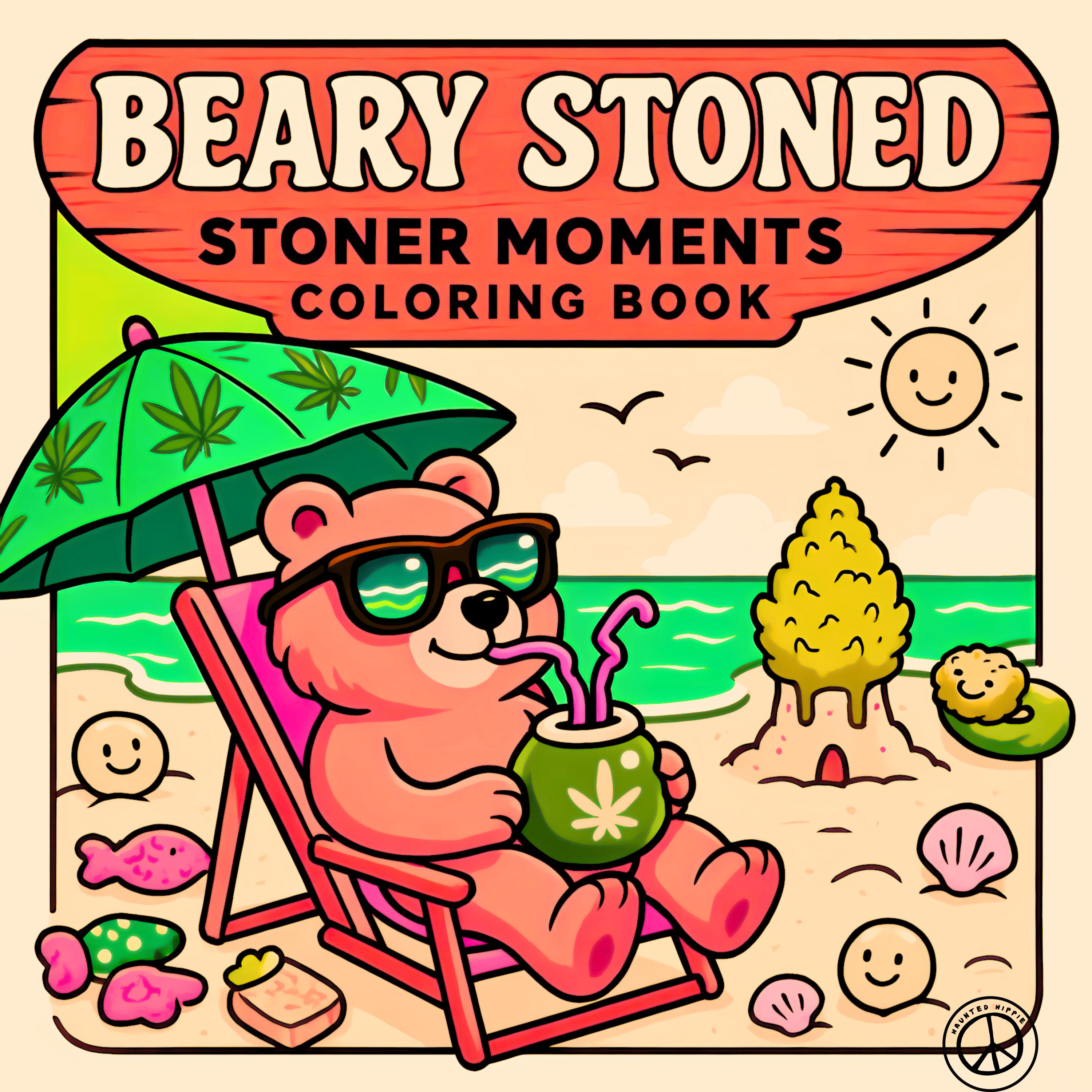 Bold & Easy – Páginas de colorear Beary Chill para adultos – 43 diseños PDF imprimibles