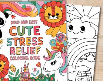 Niedliche Stress Relief Ausmalbilder (PDF Download)