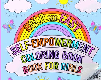 Empowering Quotes Coloring Book, Simple Designs (PDF Download)