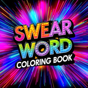 Adult swear word coloring book - printable coloring pages with swear words because sometimes you need to color and swear