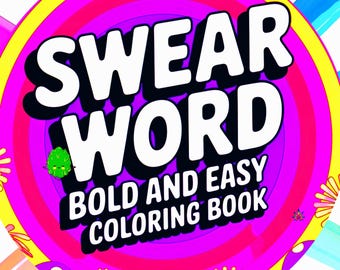Adult Swear Word Coloring Book: 98 Pages of F'n Therapy (PDF Download)