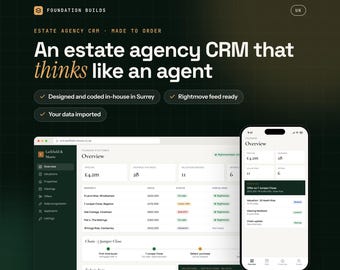 英国の不動産エージェント向けCRMシステム（物件査定、内覧、複数支店対応パッケージ）