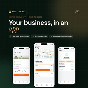 Custom Mobile App Development for Small Business, iPhone and Android, Business Package