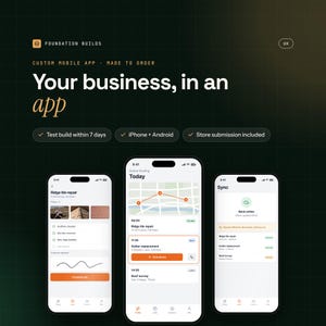 Individuelle mobile App-Entwicklung für Kleinunternehmen, iPhone und Android, Starterpaket