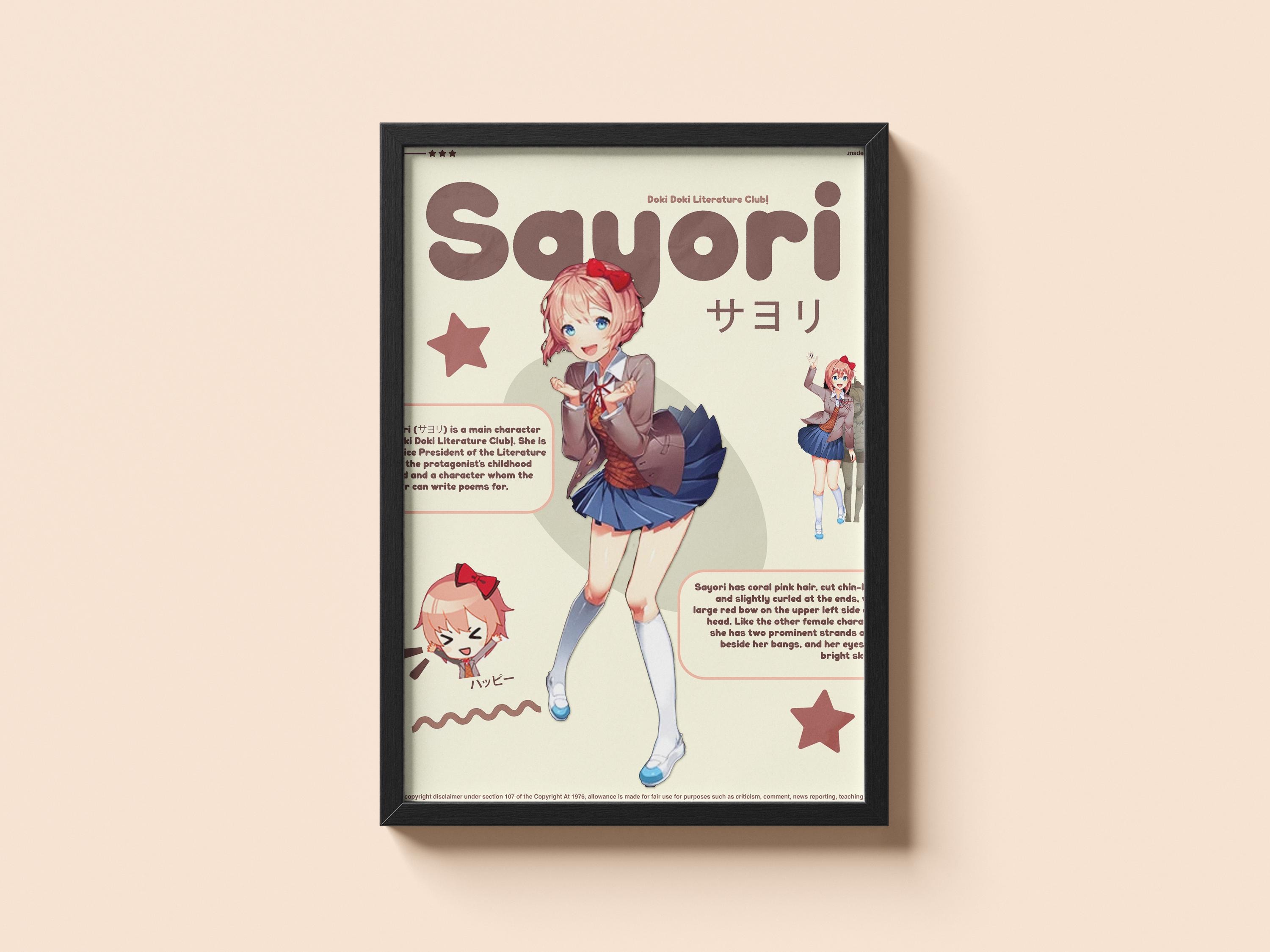Doki doki literature club poster - Etsy 日本