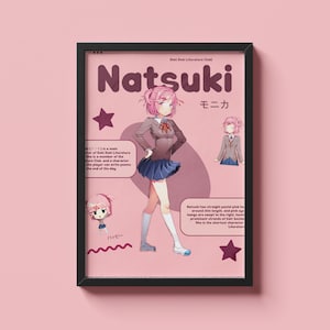 Doki Doki Literature Club! Natsuki Poster