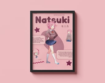 Doki Doki Literature Club! Natsuki Poster