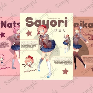 Doki doki literature club poster - Etsy 日本