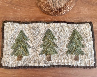 RUG HOOKING KIT - Three Trees on Linen