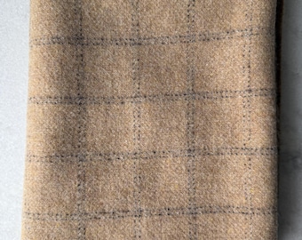 French Toast - 100% Wool Fabric Fat 1/4 Yard {16"x28"} For Rug Hooking -  Washed And Ready To Use