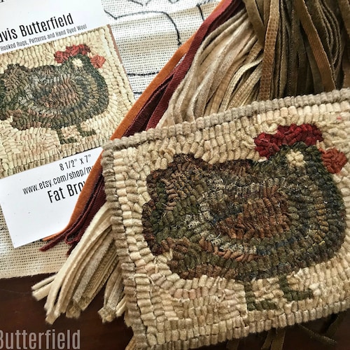 RUG HOOKING KIT Busy Little Bee on Linen Etsy