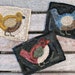Rug Hooking Pattern Miss Robin on Linen or Paper