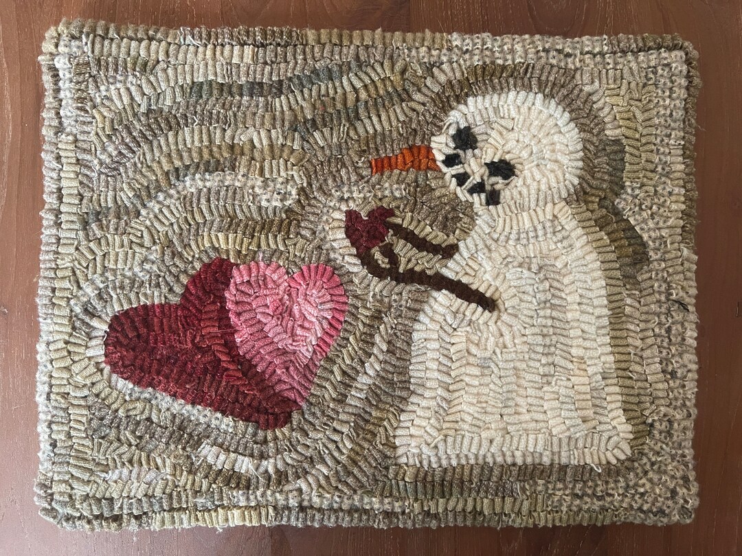 RUG HOOKING KIT - Valentine Kisses - Etsy