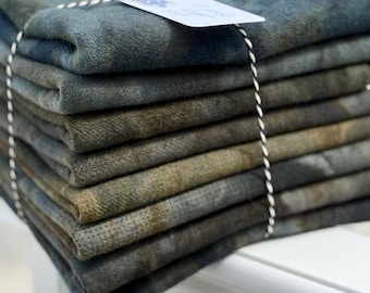 Hand Dyed Wool Bundles