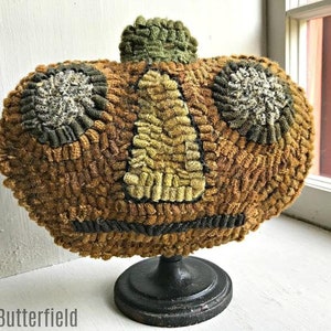 RUG HOOKING KIT Pumpkin Make Do image 1