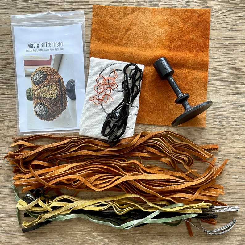 RUG HOOKING KIT Pumpkin Make Do image 2