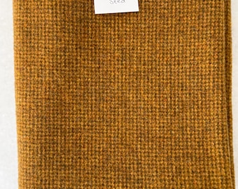 Pumpkin Seed Wool Fabric – Fat Quarter, Rug Hooking Supply