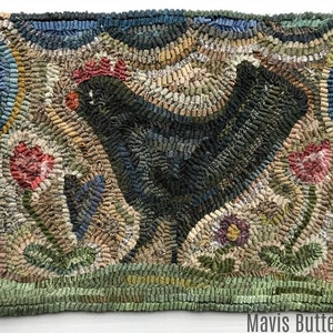 RUG HOOKING KIT - Miss Penny - on Linen - Etsy