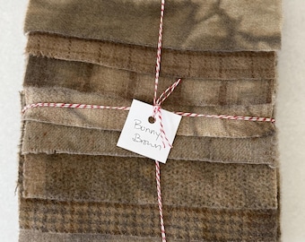 Hand Dyed Wool Bundles