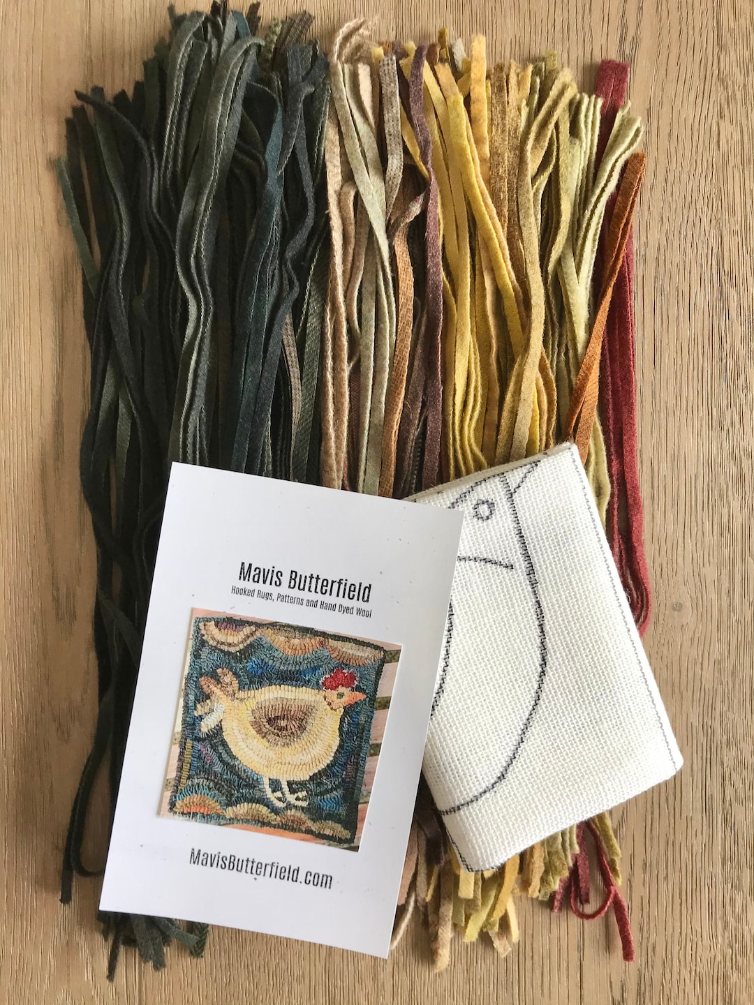 RUG HOOKING KIT - Betty's Big Chicken on Linen - Etsy