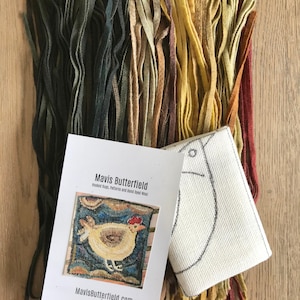 RUG HOOKING KIT - Betty's Big Chicken on Linen - Etsy