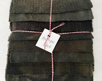 Hand Dyed Wool Bundles