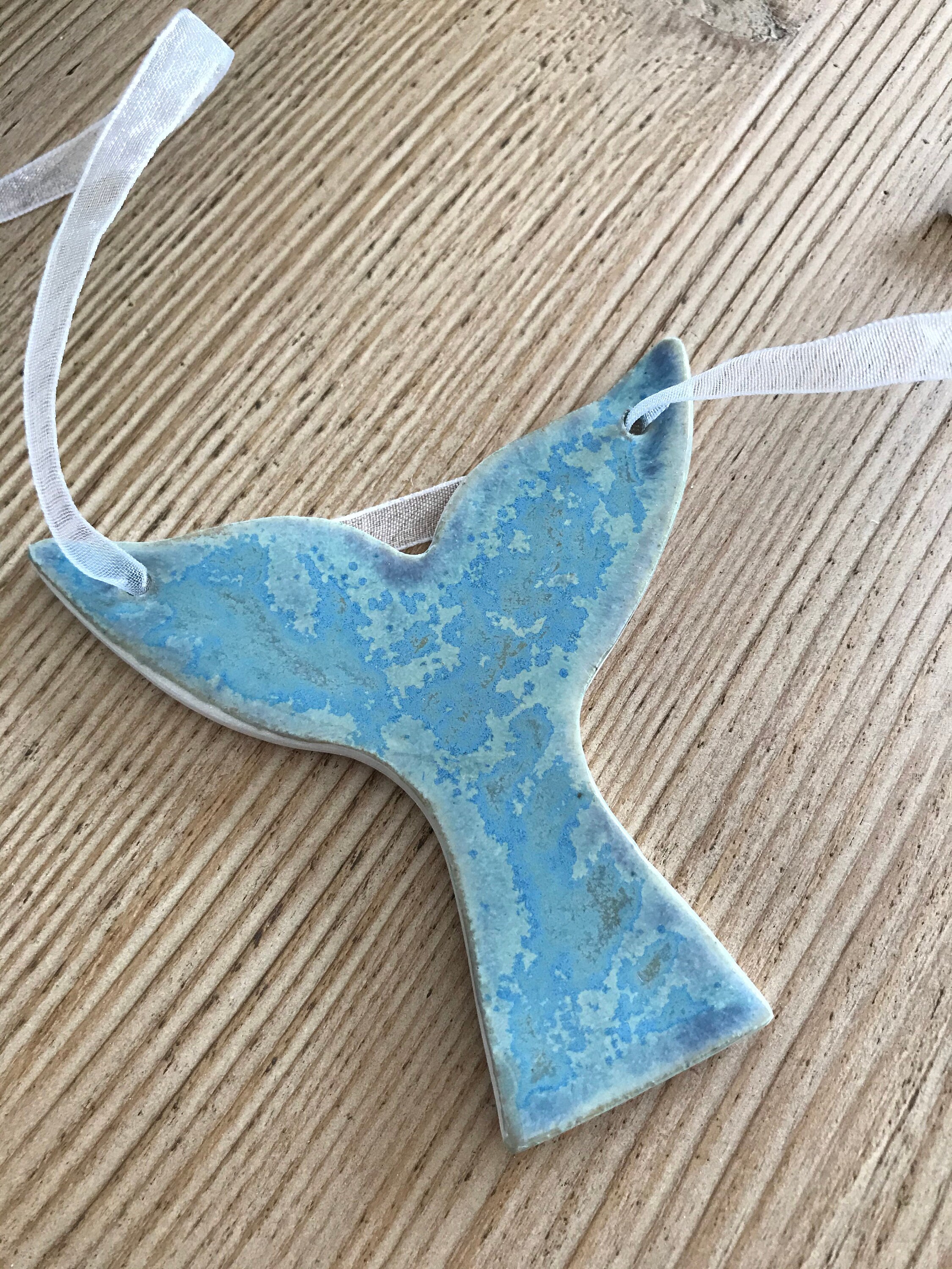 Party Supplies Handmade Whale Tail Pottery Garland Banner Cape Cod