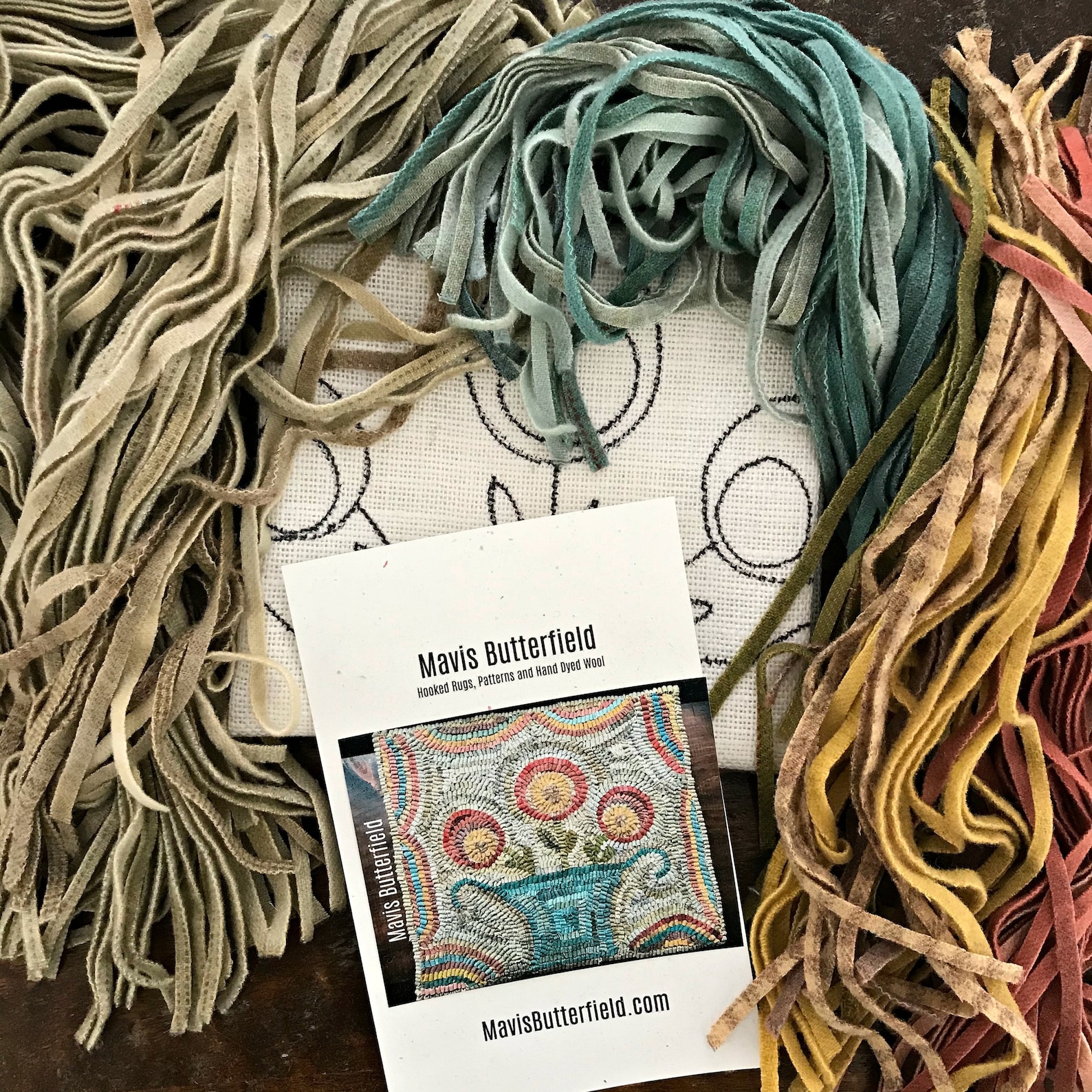 RUG HOOKING KIT - Flowers for Lucy - Etsy