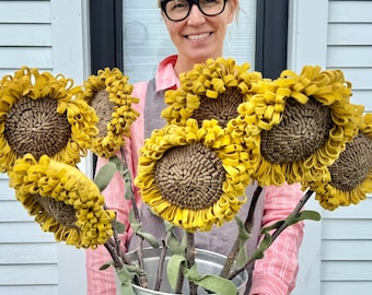 Wool Flowers
