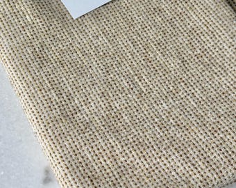 Ticking 100% Wool Fabric Fat Quarter: Rug Hooking Supply