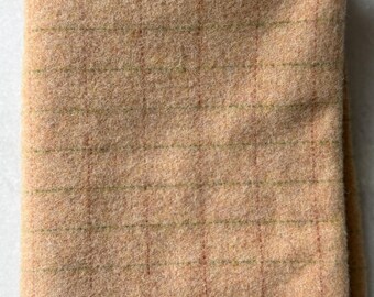 Peachy Keen - 100% Wool Fabric Fat 1/4 Yard {16"x28"} For Rug Hooking -  Washed And Ready To Use