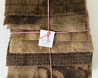 Hand Dyed Wool Bundles