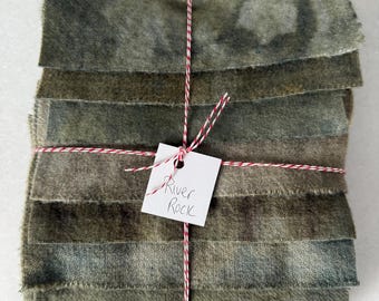 Hand Dyed Wool Bundles