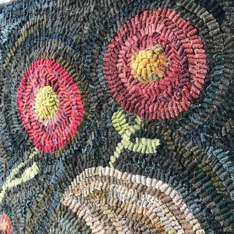 Rug Hooking KIT - Tom and Tilly Turkey ~ on Linen With Hand Dyed Wool ...