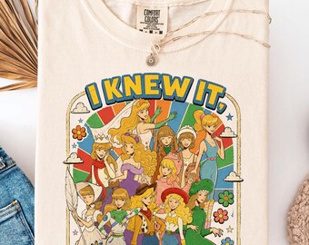 Comfort Colors® Vintage Toy Story Shirt, Toy Story 5 I Knew It, I Knew You Tee, Jessie Graphic Tee, Disneyland Family Vacation 2026