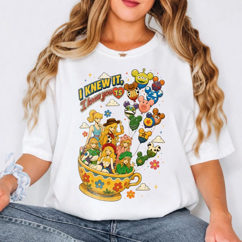 Comfort Colors® Vintage I Knew It, I Knew You Tee, Toy Story 5, Jessie Graphic Tee, Disneyland Family Vacation 2026, Disney Pixar Outfit image 5