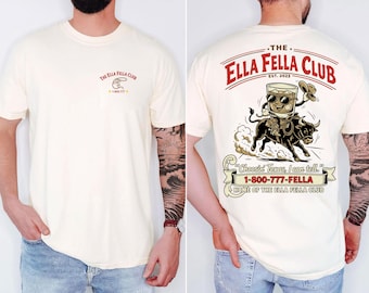 Comfort Colors® The Ella Fella Club Graphic Tee, Western Country Concert Shirt