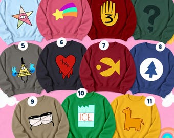 Gravity Falls Costume Sweater, Mabel Pines Matching Sweatshirt, Group Halloween Costume