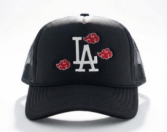 Red Cloud Anime Trucker Hat – Japanese Manga Inspired Streetwear Snapback